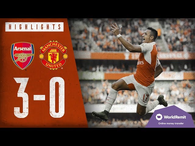 A SCREAMER FROM ALEXIS SANCHEZ! | Arsenal 3-0 Manchester United | Classic highlights | 2015