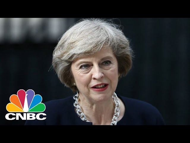 UK PM Theresa May Attends First EU Summit | CNBC