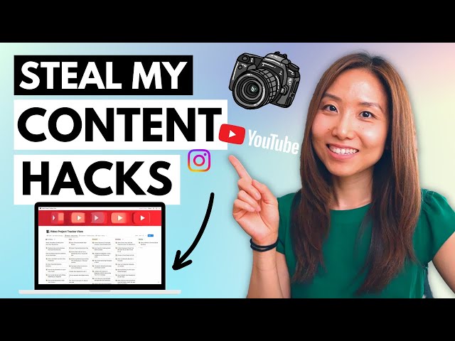 Content Batching Hacks | Steal My Content Creation Workflow for YouTube and Social Media!