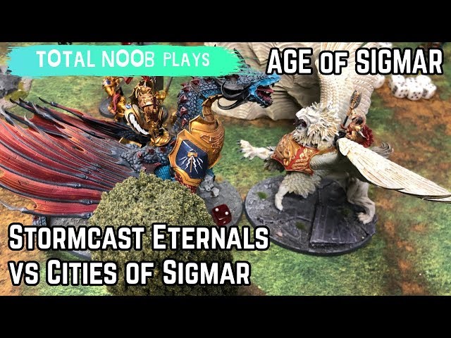 Stormcast Eternals vs Cities of Sigmar - Total Noob Plays Age of Sigmar