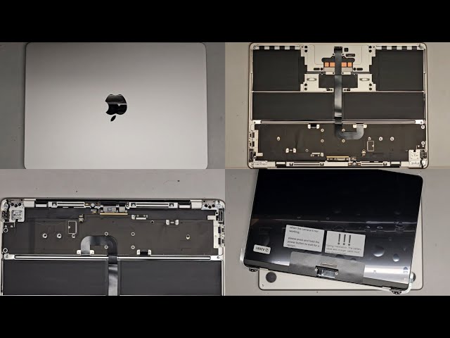 2022 M2 MacBook Air A2681 Disassembly Speaker WiFi Antenna LCD Screen Assembly Replacement Repair