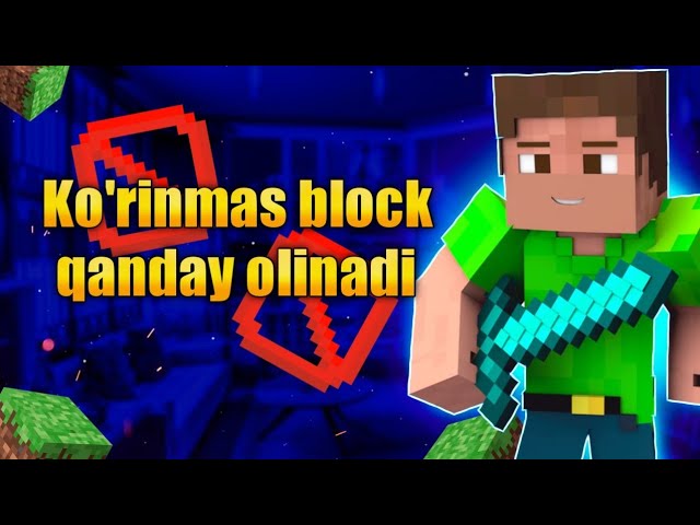 Ko'rinmas block qanday olinadi