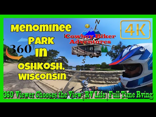 4K 360° Insta360X3 4k 360 Virtual Tour of Menominee Park on Lake Winnebago Oshkosh, Wisconsin SE 17