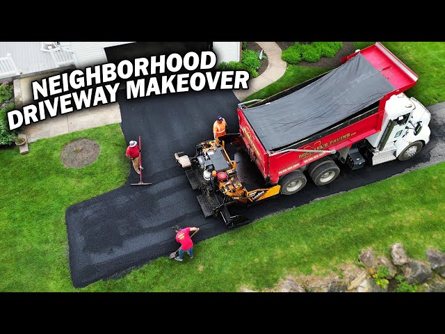 Transforming the Neighborhood with Fresh Asphalt Driveways