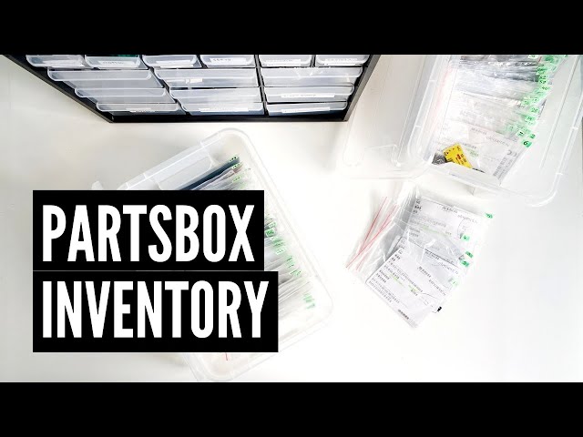 PartsBox vs spreadsheet: Version 2 of my home lab electronic parts stocking system