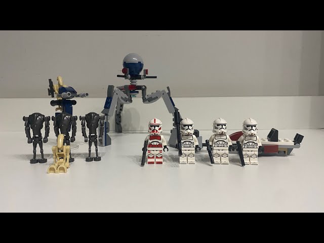 Lego New Clone Trooper Battlepack Review and Comparison!