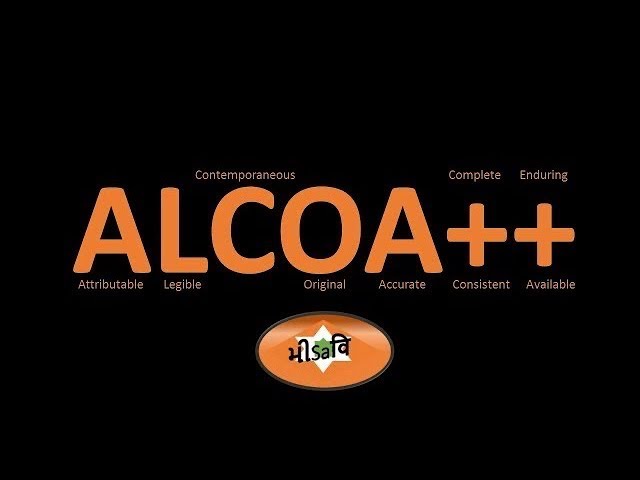 ALCOA+ in Pharma. #alcoa #dataintegrity