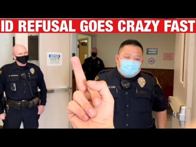 (MUST SEE) ID Refusal in Topeka Kansas goes 0 to 1000 in a SECOND!!! First Amendment Audit Fail