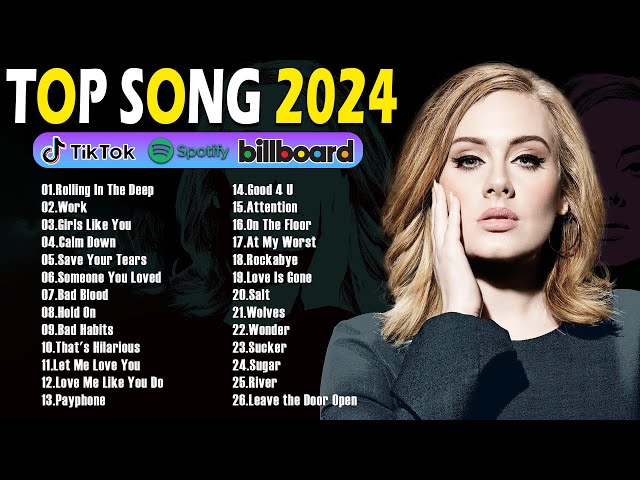 Adele, Ed Sheeran, Dua Lipa, Bruno Mars, The Weeknd, Maroon 5, Rihanna ✔ Billboard Top 50 This Week