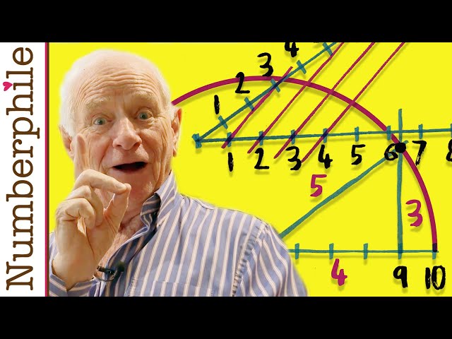 Mesolabe Compass and Square Roots - Numberphile
