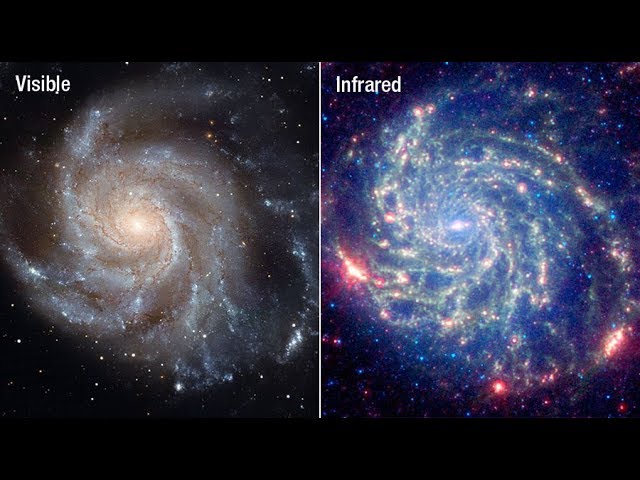 How do astronomers use infrared light to explore our Universe?