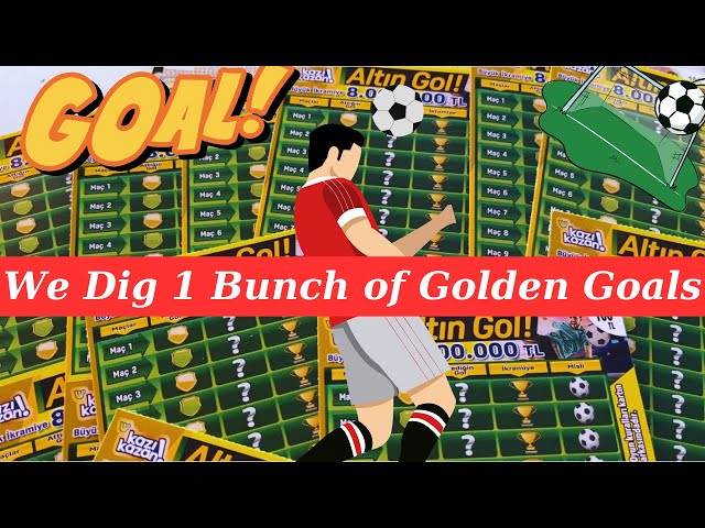 Today we are scratching 1 Deck of New Scratch Card Golden Goals Worth 6,000 TL.