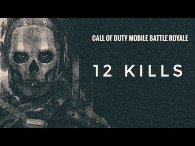 "Epic 12 Kill Gameplay in Call of Duty Mobile Battle Royale!"✌️😍😍