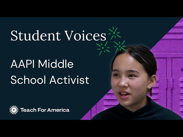 Middle School Activist Rises Above AAPI Hate