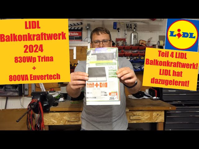 LIDL Balkonkraftwerk Teil 4 - Das Modell 2024 - LIDL hat Hausaufgabengemacht!
