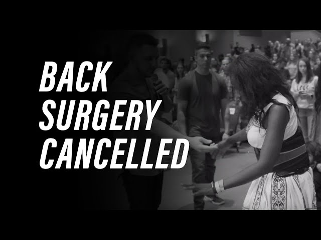 Back Surgery Cancelled!!!