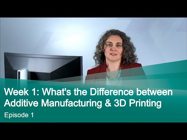 Episode 1: What's the Difference between Additive Manufacturing & 3D Printing