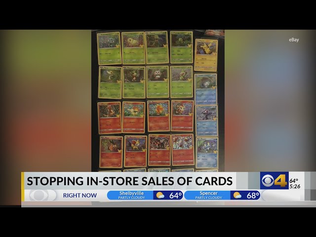 Target to stop selling Pokemon and sports cards in-store