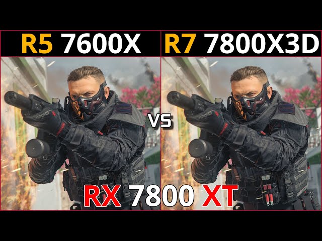 RYZEN 5 7600X vs RYZEN 7 7800X3D | Test in 15 Games | 1080p - 1440p | RX 7800 XT