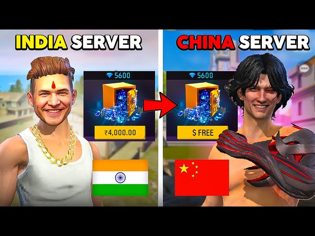 I Tried all the servers of Free Fire ! 🇮🇳