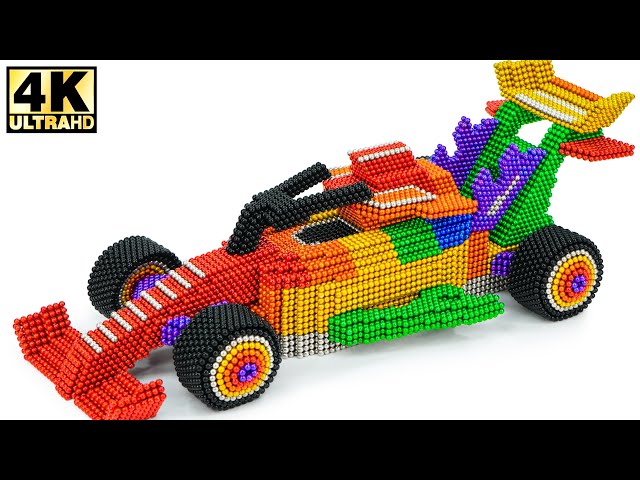 Magnetic Challenge - How to make a new generation racing car - Magnetic balls