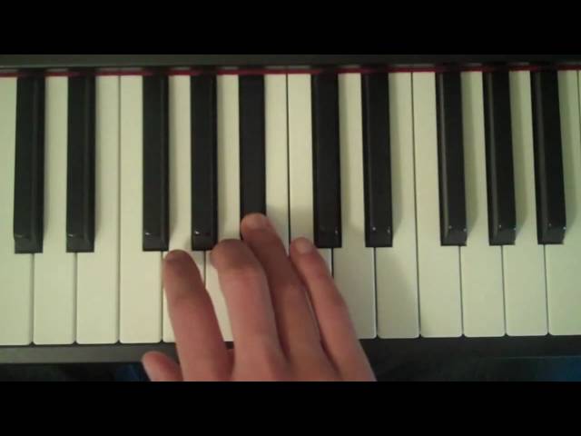 How To Play an F Major Scale on the Piano