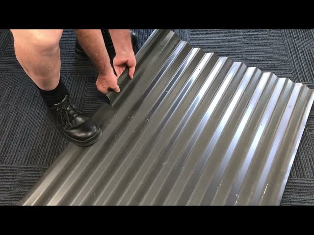 How to Cut Corrugated Roofing Tin Sheets - Quick and Easy Method
