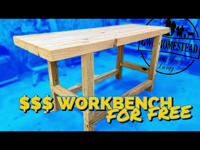 SAVE MONEY // Can you build a workbench from FREE wood?