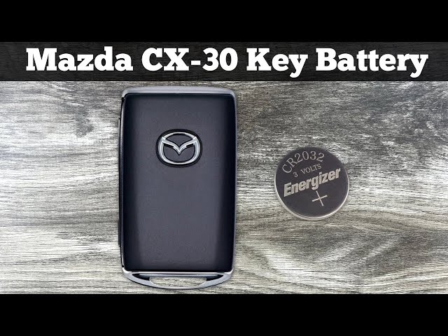 2020 - 2024 Mazda CX-30 Key Fob Battery Replacement - How To Replace Or Change CX30 Remote Batteries