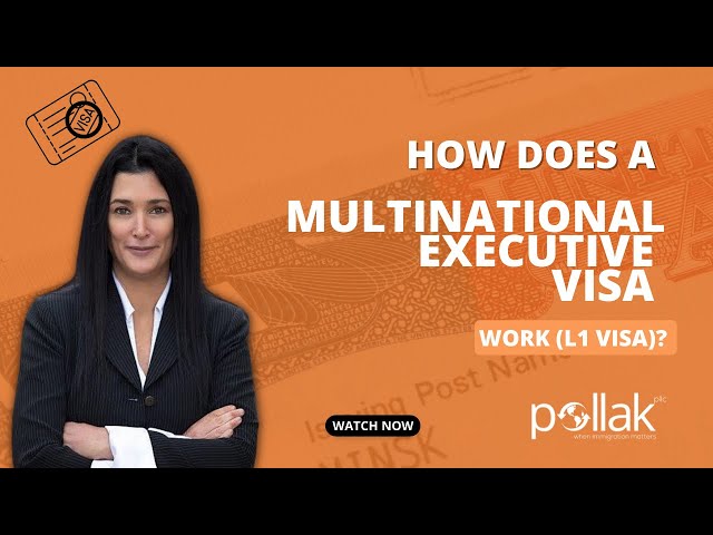 How Does a Multinational Executive Visa Work (L1 Visa)?