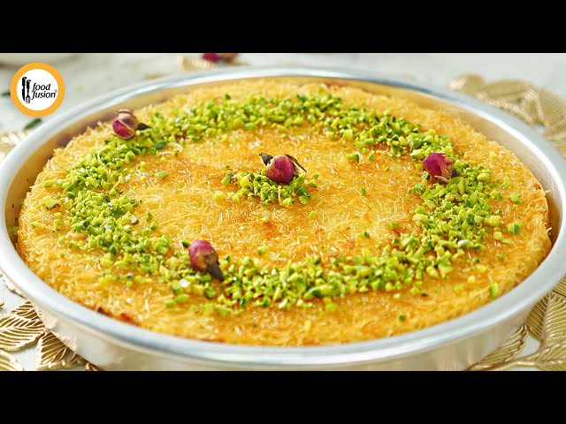 Authentic Cheese Kunafa Recipe by Food Fusion