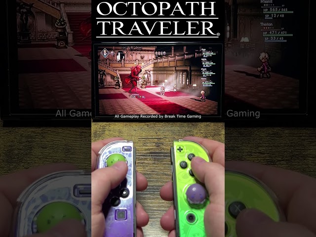 Octopath Traveler - Splatoon 3 Nintendo Switch OLED Gameplay