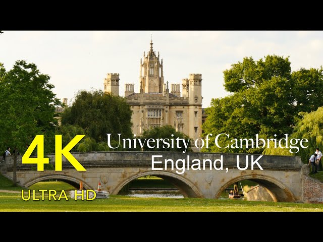 University of Cambridge, England, United Kingdom in 4K Ultra HD