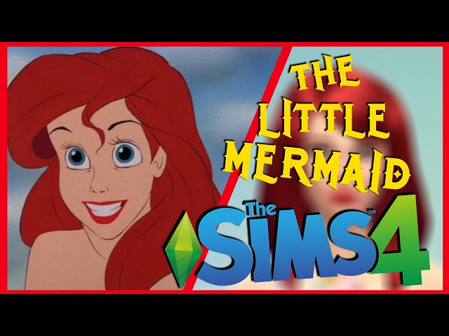 Making Ariel from the Little Mermaid in the Sims 4 | No Talking