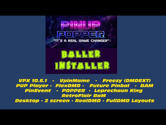 PinUP Popper "Baller" Installer (Virtual Pinball)