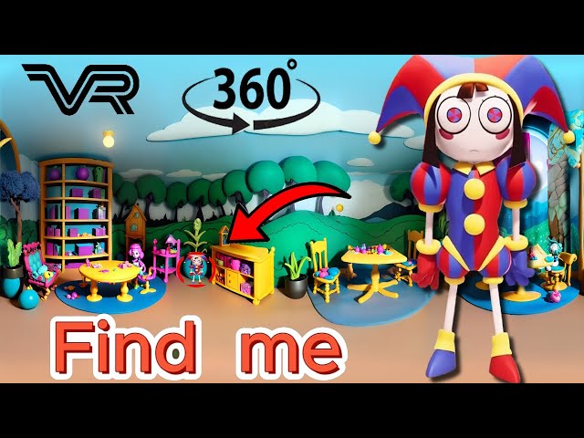 🔍 Find Pomni  in 360° VR  #33  The Amazing Digital Circus