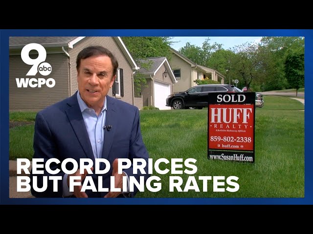 Good-bad news: Mortgage rates falling, but prices at record high