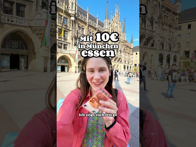 Mit 10€ in München essen?!🤔 #food #lowbudget