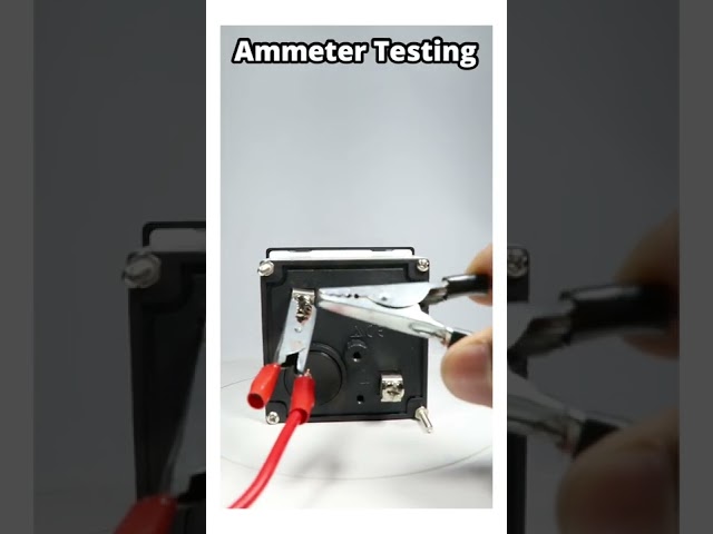 Ammeter are consist of measuring mechanism and indicating device@CNCElectric1988