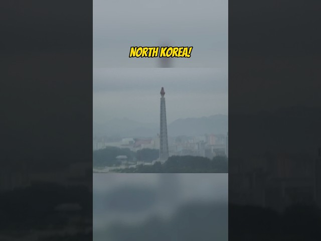 Hotel views in North Korea! #northkorea #pyongyang #travel #vlog #koreatravel