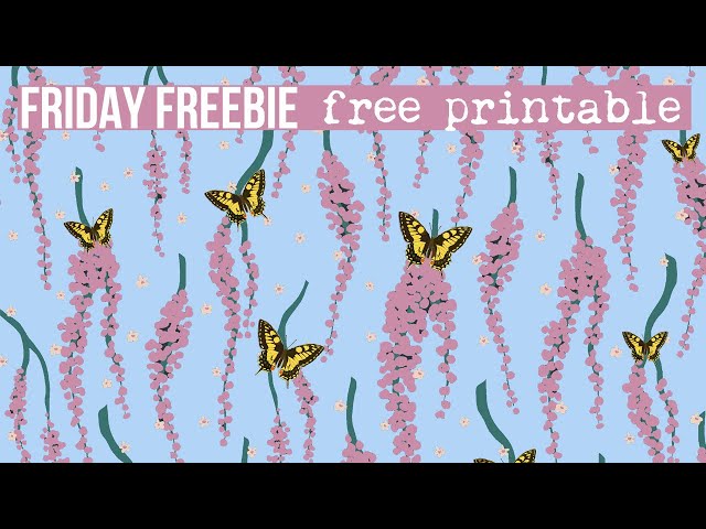 🦋🎁  Free Printable for Junk Journal, Card Making and Paper Craft