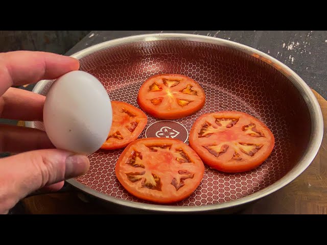 Haben Sie Tomaten und Eier zu Hause? 😋 Einfaches, schnelles und leckeres Rezept!