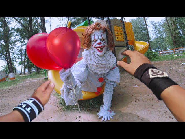 PARKOUR vs CLOWN! - Pennywise The Dancing Clown | POV!