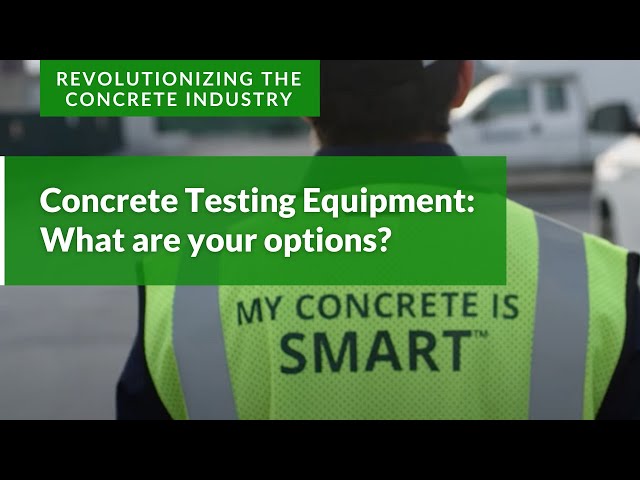 Concrete Testing Equipment: What are your options?
