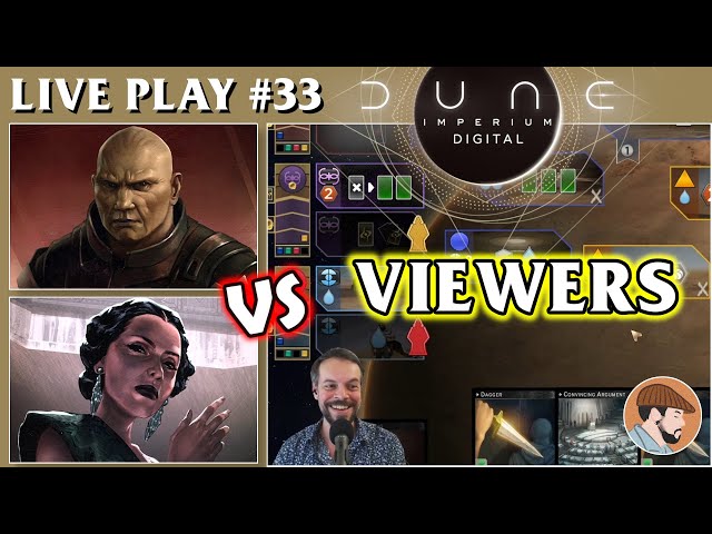 Beast and Helena vs. VIEWERS:  Dune Imperium Digital Live Play 33