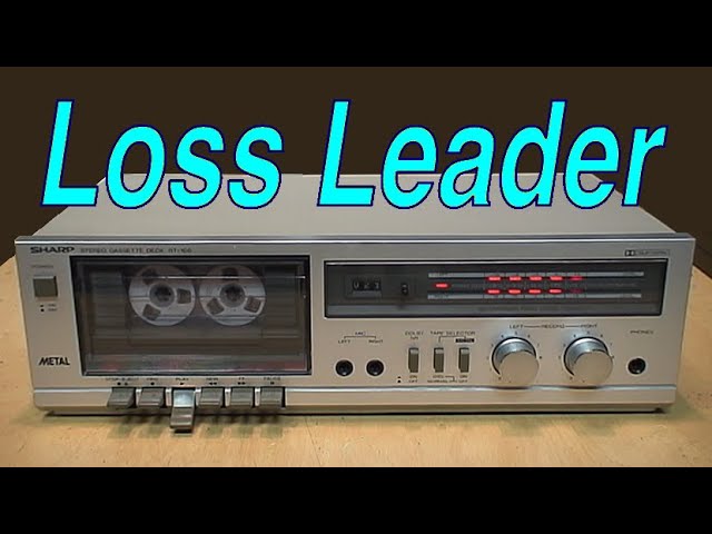 Sharp RT-100 "Loss Leader" cassette deck