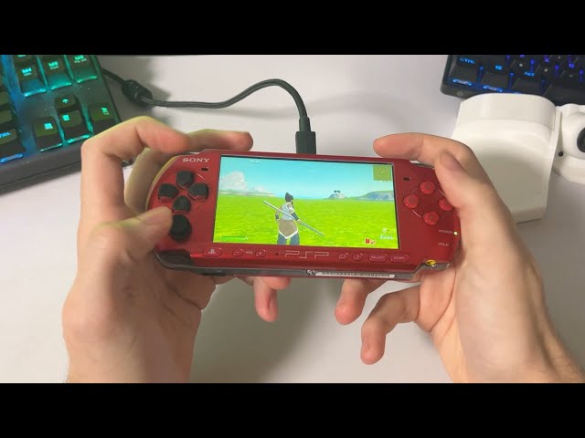 Showing how I play on a PSP