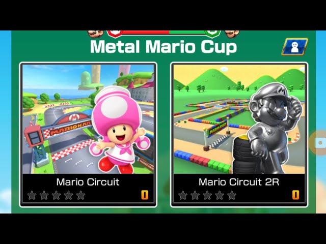 Mario Kart Tour Metal Mario Cup Mario Circuit