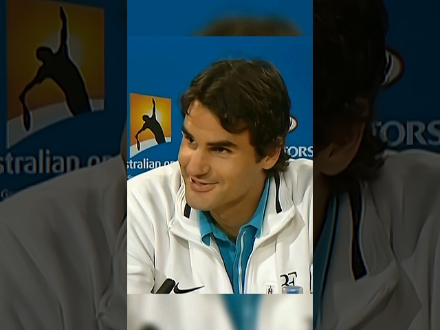 Roger Federer reveals his secret ingredient 😅 #tennis #sport #federer