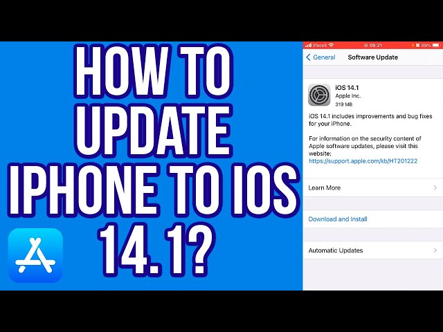 How to Update iPhone to iOS 14.1?